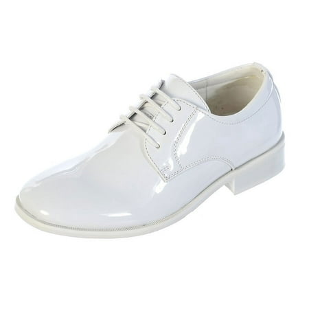 Image of Avery Hill Boys Shiny or Matte Patent Leather Special Occasion Christening Shoes