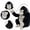 Black gorilla, variant on Soft Plush Gorilla 9.8 in Cute Stuffed Animal Decor Gift for Little Adventurers