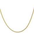 thumbnail image 2 of 14K Yellow Gold Spiga Wheat Chain Necklace 24 inch 1.75 mm Parisian with Lobster Clasp, 2 of 4