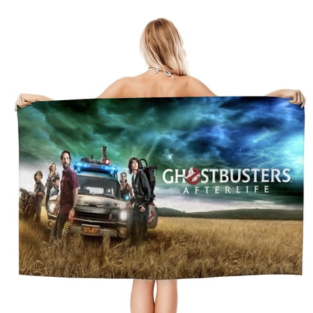 Ghostbusters Gifts Beach Towel for Women Girl Birthday Inspired Fan Bath Outdoor Music Lover