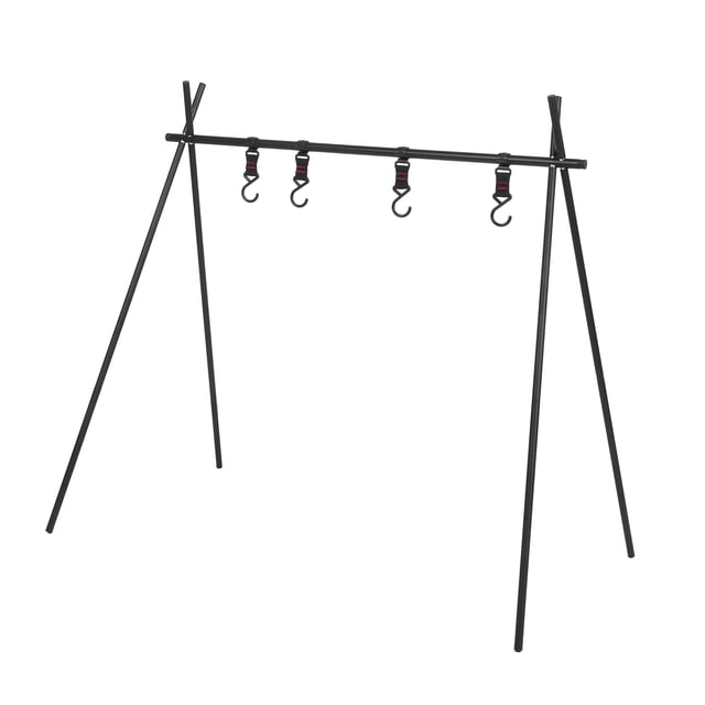 Trípode para parrilla de camping, soporte para cocinar en fogatas, soporte para cocinar con trípode, soporte para parrilla, diseño de precisión