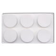 thumbnail image 3 of Silicone Cake Mold Kitchen Home Baking Pan Tray Chocolate Pancake Mould Bakeware Tool  6-cavity, 3 of 10