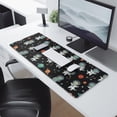 thumbnail image 2 of Long Mouse Pads for Desk,Black Cartoon Astronaut Dinosaurs Planets Desk Mats on Top Of Desks, Desk Mouse Pad Extra Large with 3mm Non-Slip Base and Stitched Edge for Gaming,Work,Home 31.5"x11.8", 2 of 5