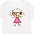 thumbnail image 4 of Inktastic My Grammy Loves Me Girls Long Sleeve Toddler T-Shirt, 4 of 5