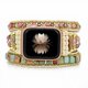 thumbnail image 2 of Correa de reloj trenzada Jadeshay con cuentas bohemias para iWatch Series 7 6 5 4 3 2 1 SE, 2 of 8