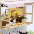 thumbnail image 2 of DIY hut handmade small house model creative assembly gift girl cute pink ins gift, fun puzzle, 2 of 5