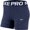 Midnight Navy/Midnight Navy/White, variant on Nike Women's Pro 5" Training Short (Gunsmoke/Heather/Gunsmoke/Black, Large 5)