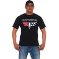 thumbnail image 1 of JH Design Men's Chevy Camaro Flag T-Shirt Short Sleeve Crew Neck Shirt, 1 of 6
