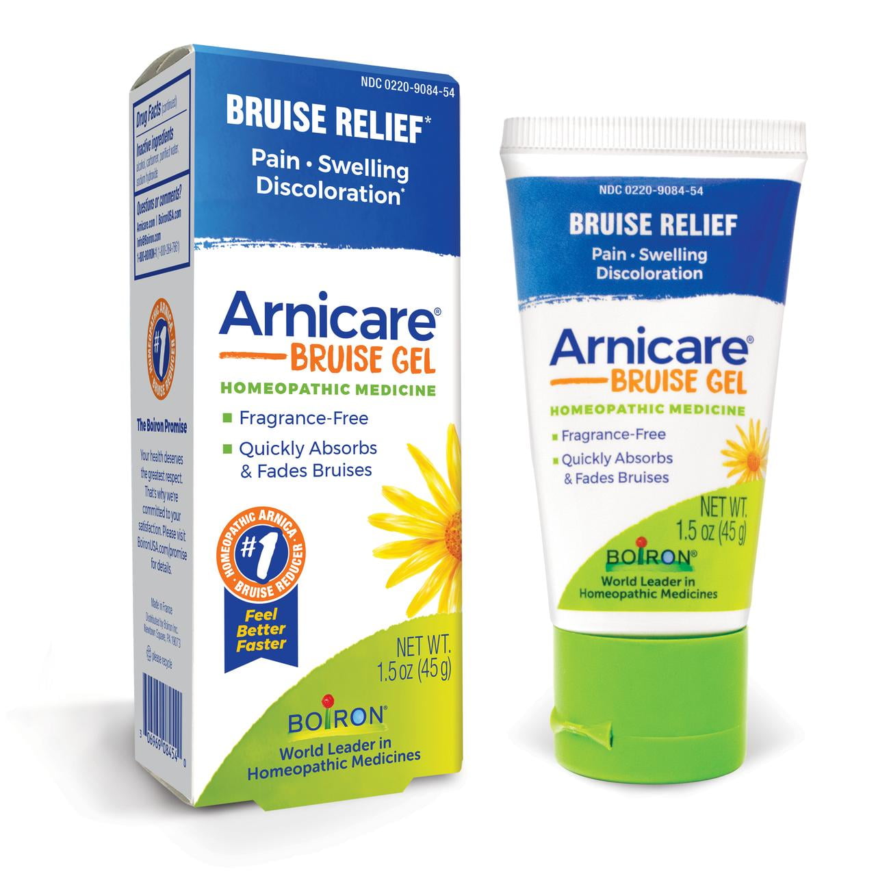Boiron Arnicare Bruise Gel, Homeopathic Medicine for Bruise Relief, Pain, Swelling, Discoloration, 1.5 oz