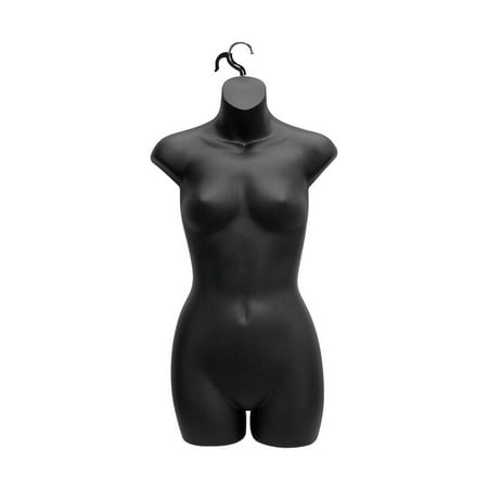 2 PC Black Plastic Mannequin Female Woman Hanging Torso Body Shape (Best Female Body Shape Photos)