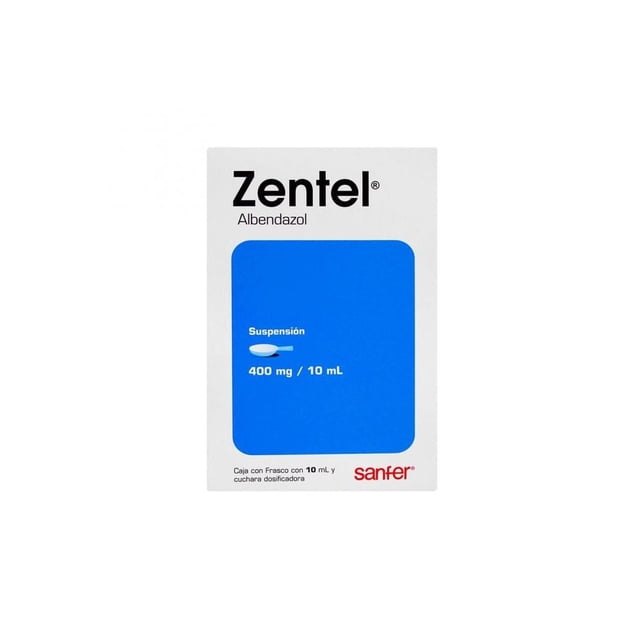 Zentel suspensión 10 ml