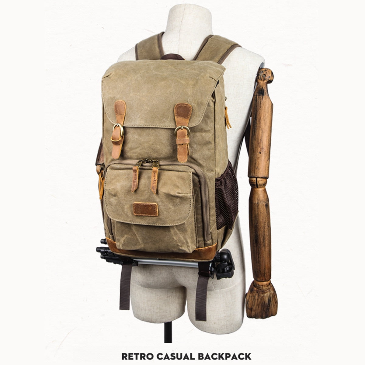 premium vintage photography backpack