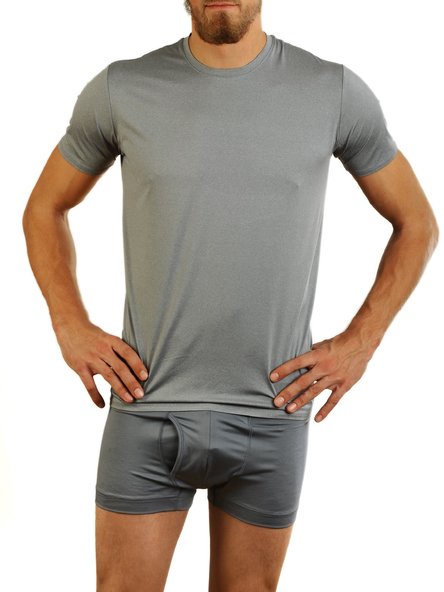 Mens Assorted Tagless Crew T-Shirts, 2-pack - Walmart.com