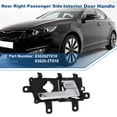thumbnail image 2 of Mango de puerta interior trasero derecho del lado del pasajero para Kia Optima 2011-2013, mango de puerta interior No.836202T010/83620-2T010, tono negro plateado, 1 Pc, 2 of 6
