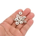 thumbnail image 4 of Unique Bargains 10mm Spacer Beads, 100pcs Bead Spacers Rhinestone Round Bulk Beads for Jewelry Making , Silver, 4 of 5