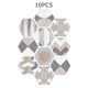 thumbnail image 2 of 10 Uds baldosas hexagonales para suelo pegatinas de pared autoadhesivas impermeables arte Mural calcomanía Tmvgtek Para estrenar, 2 of 9
