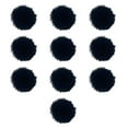 thumbnail image 1 of Conjunto de cubierta de micrófonos con muff de mufe de 10x micrófono de micrófono de la solapa de cancelación del para grabar entrevistas podcasting Negro, 1 of 10