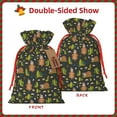 thumbnail image 2 of Pofeuu Funny Sloths In The Forest Print Burlap Bags with Drawstrings Drawstring Gift Bags Pouch Bag for Thankgiving Birthday Party Gift Wrapping Treats and Party Favors-Small, 2 of 9