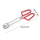 thumbnail image 4 of Pinzas de metal antiescaldamiento para alimentos - 10 pulgadas de longitud, mango ergonómico, resistente al calor - para asar/cocinar, manipular carne/verduras, seguridad en la cocina, 4 of 6