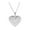 1, variant on Heart Photo Locket Pendant Necklace Photo Frame Promise Love Keepsake Necklace Polished Alloy Adjustable Length Retro Style Valentines Day Gift Anniversary Jewelry