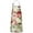 Pioneer Flower Floral-2, variant on Pioneer Flower Floral Print Pattern Apron-Garden Aprons for Women with Pockets-Cotton Linen Waterproof Kitchen Cooking Gardening Aprons Adjustable for Kitchen,Cooking,BBQ and Salon 33x27 Inch