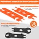 thumbnail image 4 of Eigraketly 2x llave de conector solar naranja para conexiones de cables y cables fáciles y precisas Herramientas eléctricas, 4 of 6