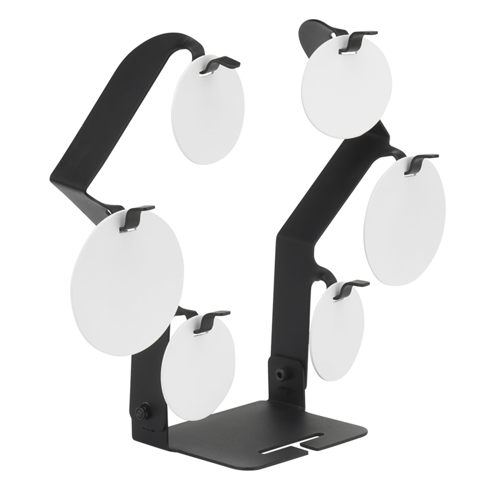 UDIYO Shooting Target Movable Hanging Bullseye 6Plate Hunting Tactical