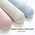 thumbnail image 4 of Couleur Rose-tui De Brosse Dents De Voyage Cologique Matriau De Paille De Bl Support De Dentifrice Sans Couvercle De Brosse Dents En Plastique, 4 of 5