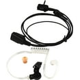 thumbnail image 3 of HQRP Acoustic Tube Earpiece Headset PTT Mic for Vertex Standard VX-231, VX-298, VX-350, 3 of 10