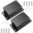 thumbnail image 1 of Caja de Cableado, Caja de Conexiones de 2 Piezas, Caja de Conexión de Cableado con Oreja Fija, Caja de Plástico Electrónica para Exteriores, para Bricolaje Electrónico, 100 x 68 x 50 mm,, 1 of 5