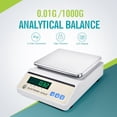 thumbnail image 3 of Lab Analytical Balance 1000g x 0.01g High Precision Scale with LED Display for Kitchen Pharmacy Jewelry, 3 of 7