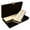 Black/White, variant on Marion & Co. Domino Double Six Red & White Two Tone Jumbo Tournament Domino with Spinners in Elegant Velvet Case