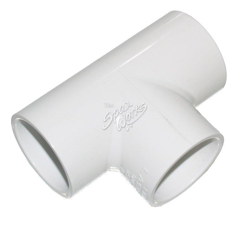 Pvc 1 1/2 Inch Slip Tee 2 Pack 100446