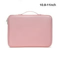 thumbnail image 3 of Matsuzay Funda Universal para portátil, bolso de mano, a prueba de arañazos, bolsa de transporte anticaída, accesorios para portátiles a Carpetas de archivos Rosa 10.8-11 pulgadas, 3 of 6
