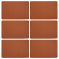thumbnail image 1 of Yuarrent 6 uds manteles individuales con aislamiento térmico almohadillas antideslizantes de piel sintética posavasos para de comedor 201 nuevo Mostrada marrón oscuro Yuarrent HA005475-02, 1 of 6