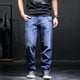 thumbnail image 2 of Pantalones vaqueros holgados de verano con bolsillos para hombre, ropa de trabajo, estilo grunge, estilo gótico, Y2k, años 2000, 2 of 5