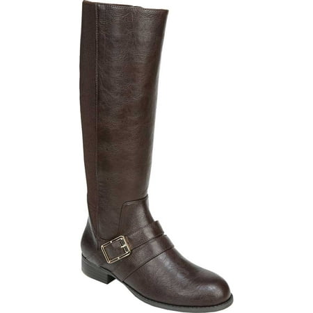 

Women s Life Stride Filomena Wide Calf Knee High Boot Dark Chocolate Ghandi Polyurethane 6.5 W