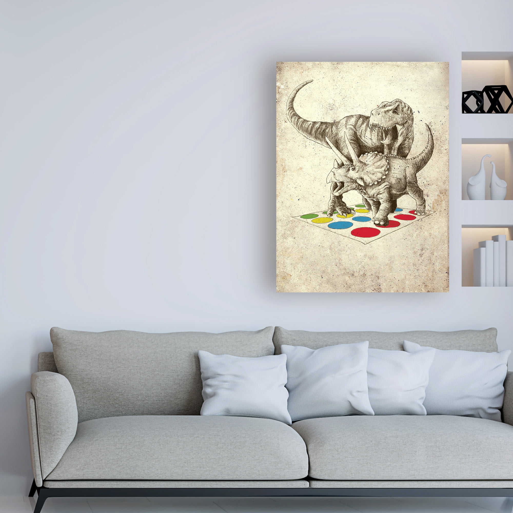 Trademark Fine Art 'The Ultimate Battle' Canvas Art by Michael Buxto