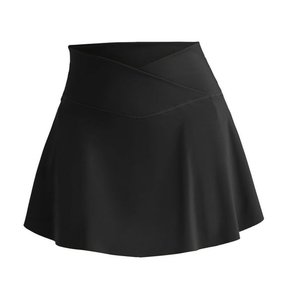 Ruyang Pleated Yoga Skirt for Women Anti Exposure Sports Skirt Training Fitness Quick Drying Tennis Skirt Skirt Pleated