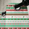 thumbnail image 3 of Ambesonne Christmas Grommet Curtain, Xmas Words Ceremony, 50" x 96", Apple Green White, 3 of 6