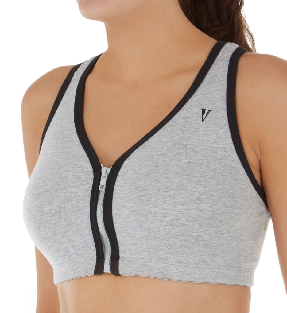 black cotton sports bra
