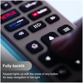 thumbnail image 4 of Control Remoto Universal GE 80984 Recargable Retroiluminado para 4 Dispositivos TV Samsung LG Sony Roku, 4 of 5