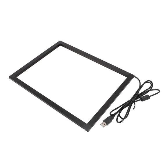 Cadre Tactile Infrarouge, Superposition d'Écran Tactile IR Interactive avec Interface USB, Superposition Tactile Infrarouge Plug & Play pour Moniteur Tactile, Tableau Blanc Interactif, Kiosques, Affichage Numérique