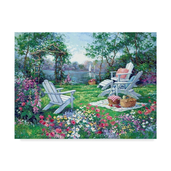 Trademark Fine Art 'Adirondack Summer 2' Canvas Art by Barbara Mock