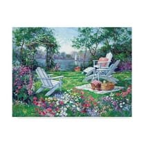 Trademark Fine Art 'Adirondack Summer 2' Canvas Art by Barbara Mock