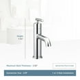 thumbnail image 2 of Moen 6145Bn Brushed Nickel One-Handle Bathroom Faucet, 2 of 2