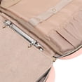 thumbnail image 5 of Xirurus Portable Jewelry Travel Case Ring Binder Storage Book with Clear Pockets Zippered Organizer for Necklaces Earrings Rings Bracelets Pink 11.02in, 5 of 9