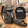 A-camouflage Sports Duffel Backpack with Laptop Compartment and Shoe ...