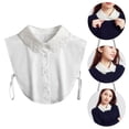 thumbnail image 4 of Embroidered Fake Collar Detachable Blouse Half Shirts False Collar for Women, 4 of 9
