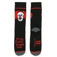 thumbnail image 4 of Stephen King's IT The Movie Pennywise The Clown We All Float Down Here 2 Pack Athletic Crew Socks, 4 of 7